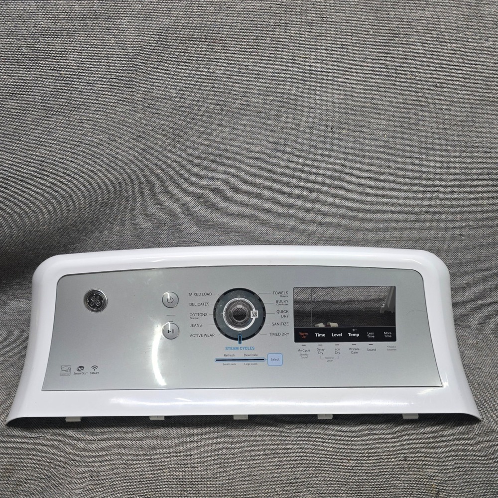 GE Dryer Control Panel 234D2818G001 Smart WiFi Sensor Dry White Good Used